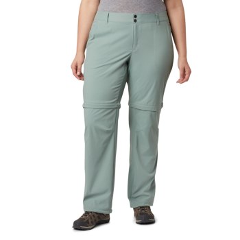 Columbia Saturday Trail II Convertible Plus Size, Pantalones Verdes Claro Para Mujer | 392156-QMB